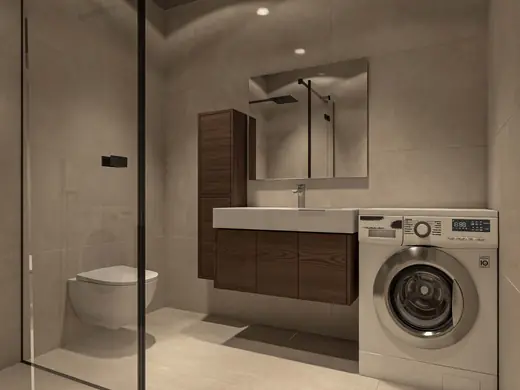 Hill City 3+1 daire, banyo