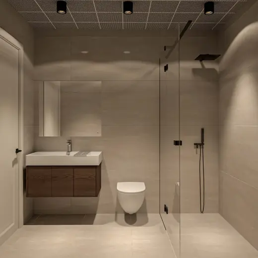 Hill City 3,5+1 daire, banyo