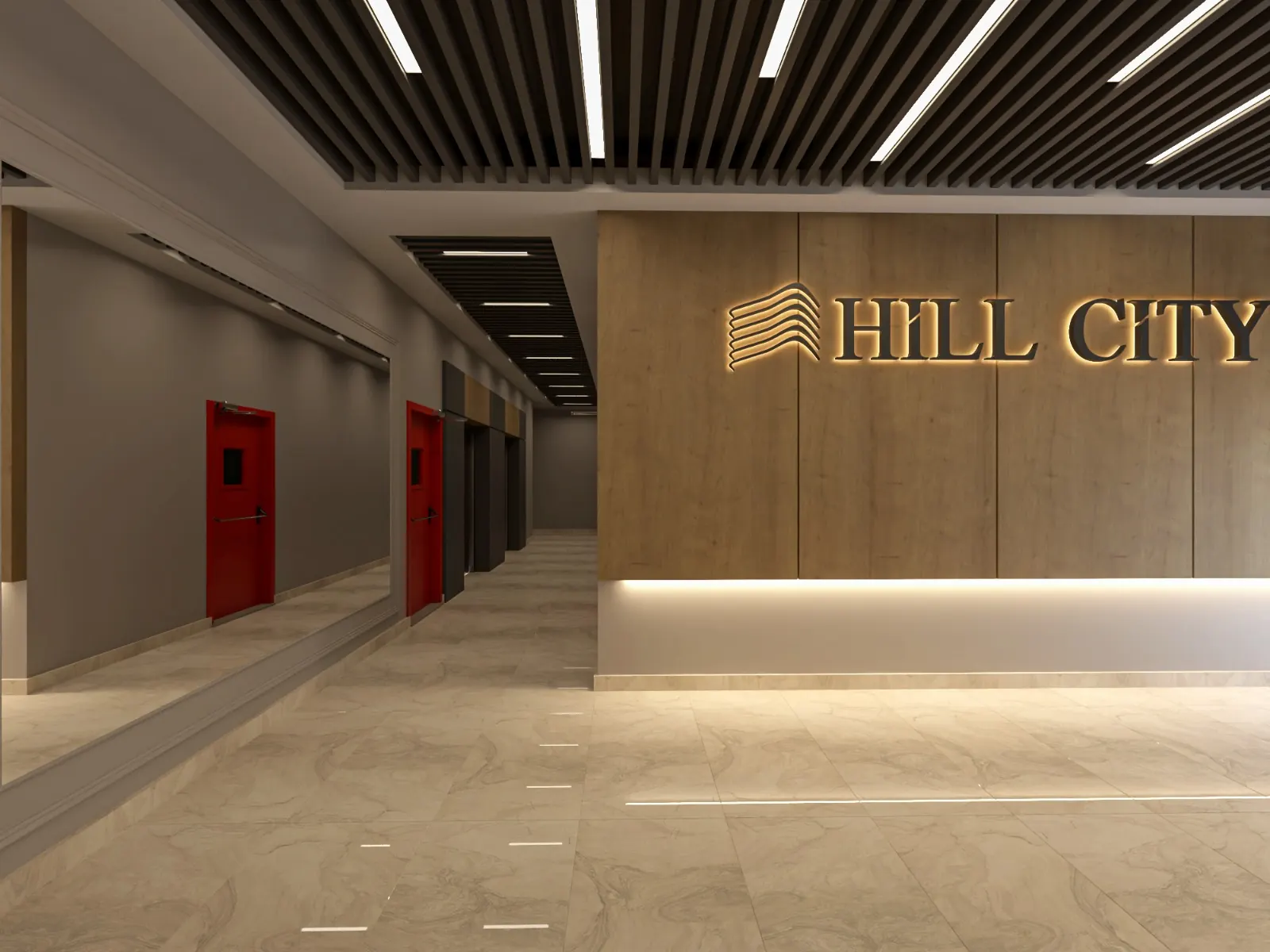 Hill City bina giriş lobisi
