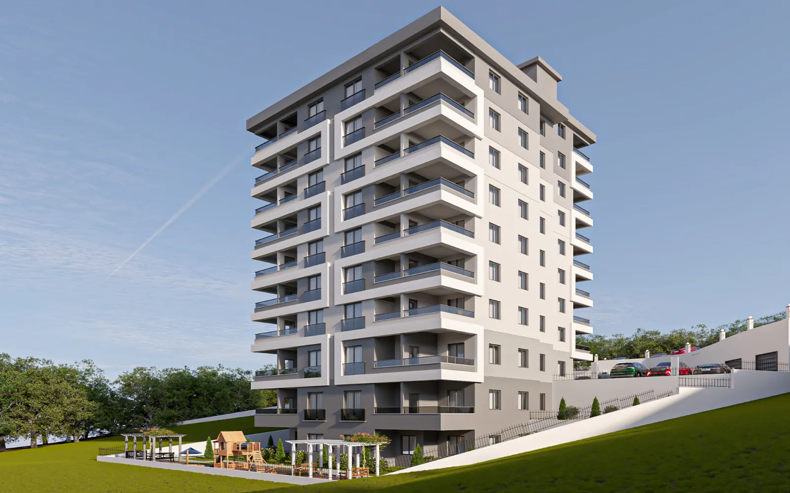 Hill City Karabük konut projesi dış görünüm