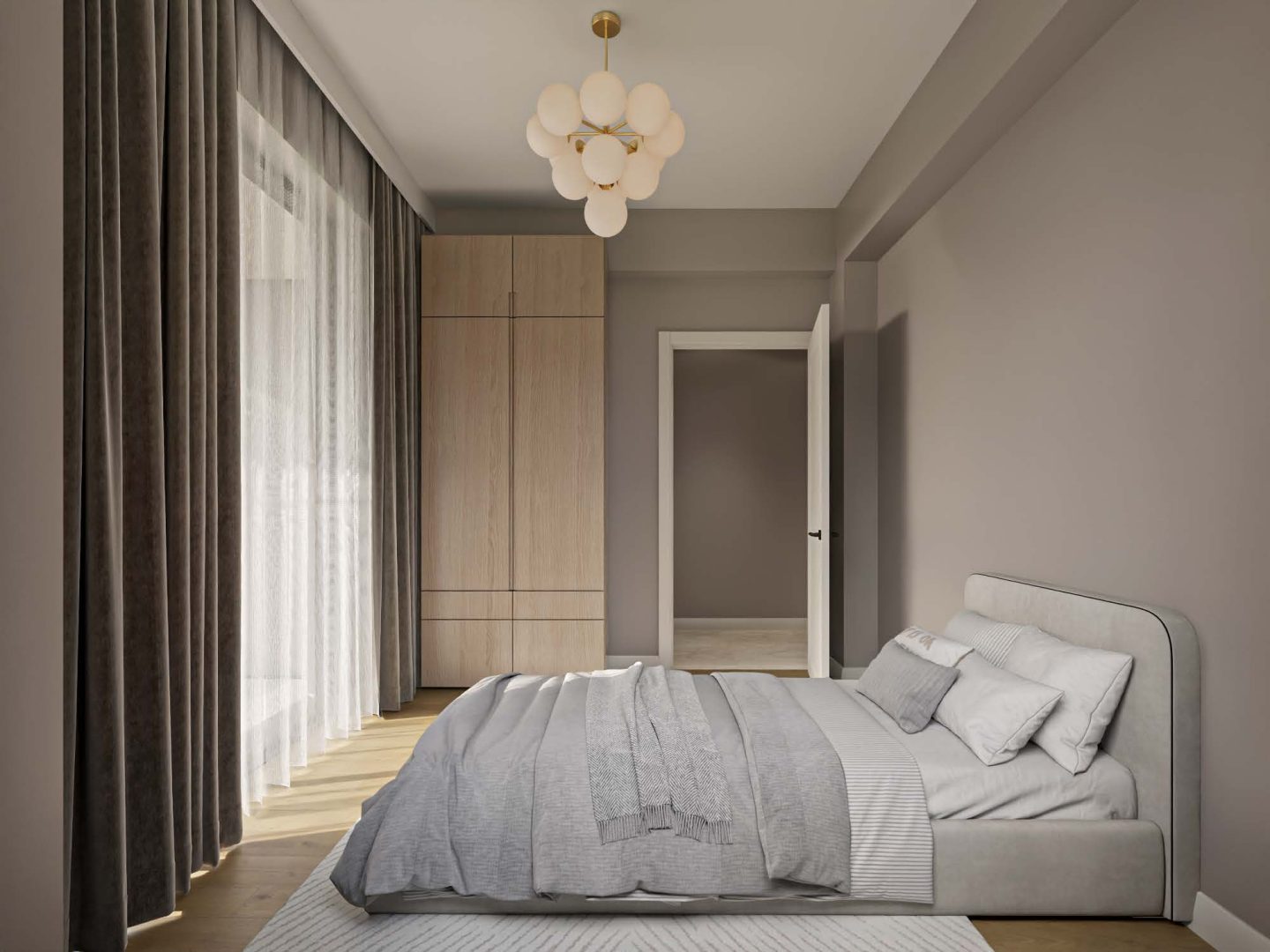 DEMSAN daire tipi 3+1 Çocuk odası: 9,28 m²