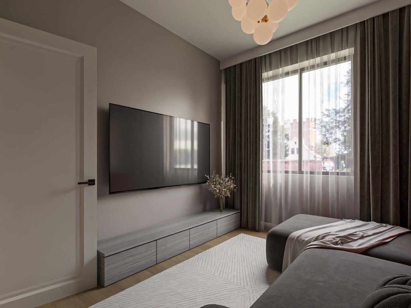 DEMSAN daire tipi 3+1 oturma odası: 9,60 m²